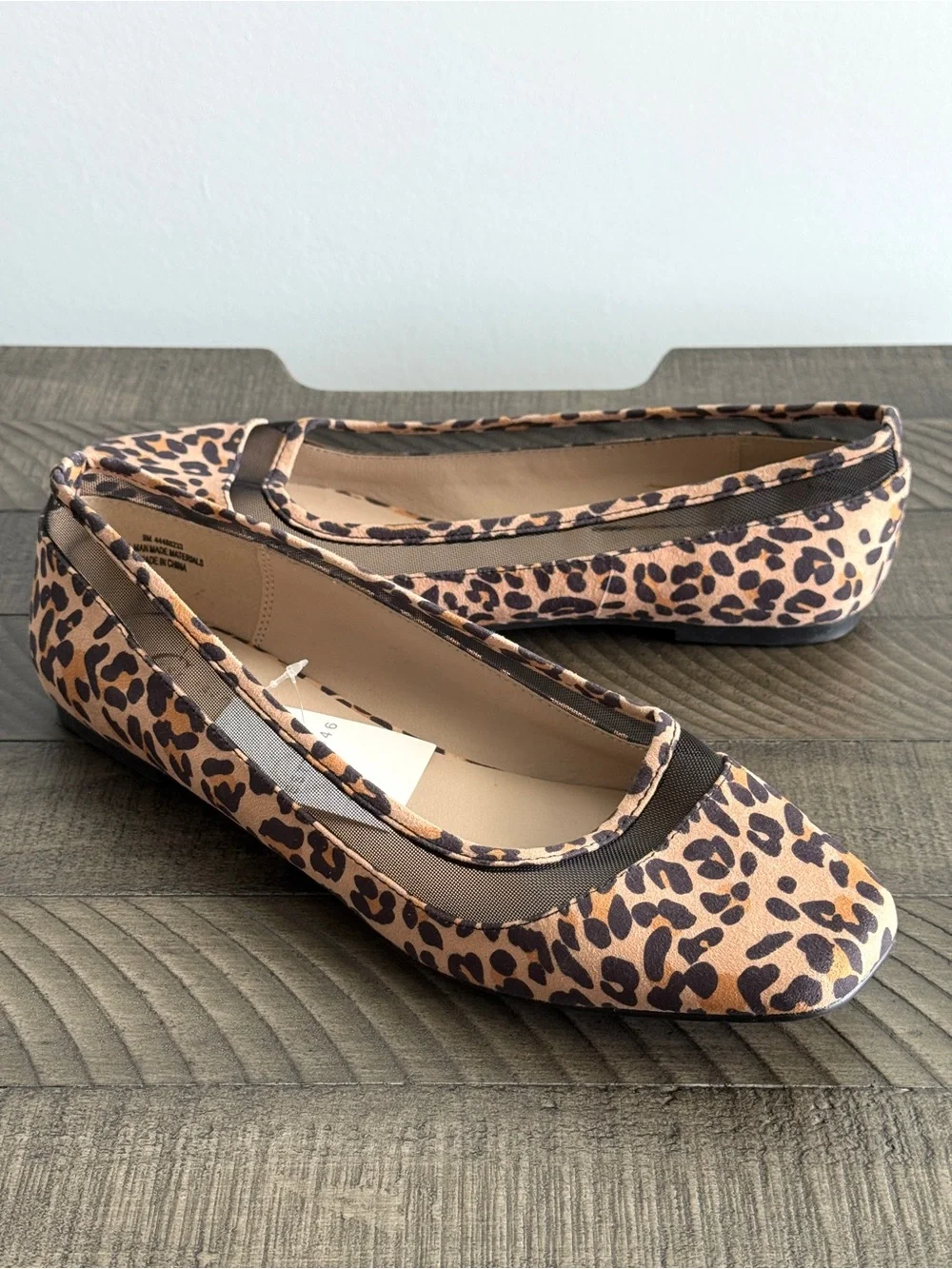 C est. 1946 Cato Leopard Print Flats Sheer Women's Size 9M